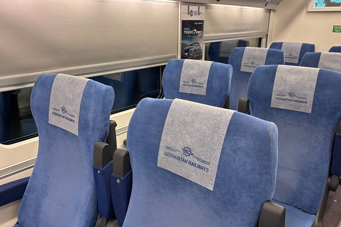 Afrosiyob high speed train tickets - Guaranteed Pass - The Tashkent to Samarkand booking
