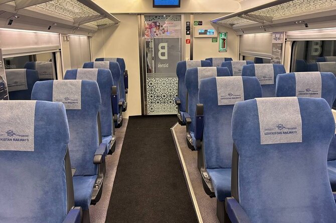 Afrosiyob high speed train tickets - Guaranteed Pass - Samarkand Train Station and the limits of the stop