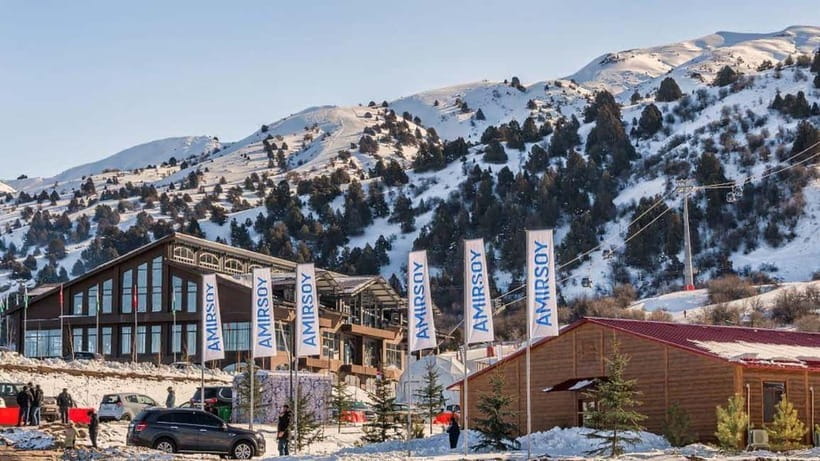 Amirsoy, Chimgan Mountain & Charvak Lake tour from Tashkent - Amirsoy ski resort: modern mountain views in one hour
