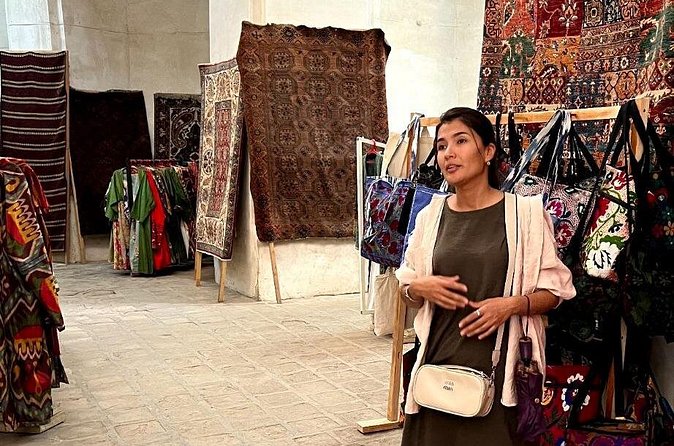 Bukhara in a Day History, Culture, and Local Insight Private Tour - Magoki Attori and the carpet lesson