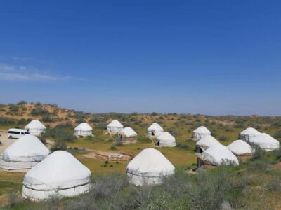 Desert Adventure from Samarkand: Yurt Camp & Aydarkul Escape
