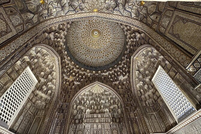 Samarkand City Tour from Silk Paper Factory to Registan Square - Bibi Khanym Mosque shows the scale of Temur’s Samarkand