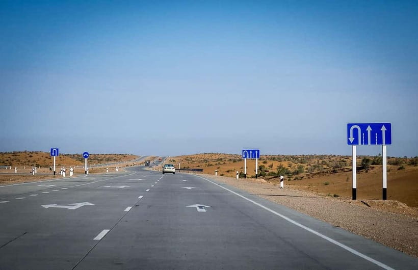 Transfer: Bukhara - Khiva via Ancient Fortresses - Toprakkala, the former capital of Khorezm